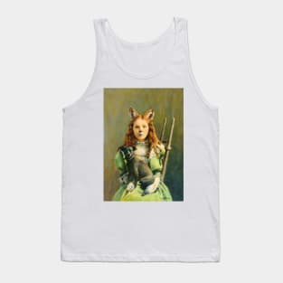 Victorian Fox Girl Tank Top